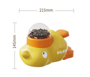 Interactive Duck-Shaped Pet Feeder Toy πΆπ± β Slow Eating, Smart Playtime