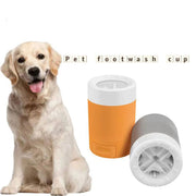 Portable Pet Paw Cleaner Cup – Gentle Silicone Brush, Anti-Slip Design, Easy to Use, Perfect for Dogs & Cats