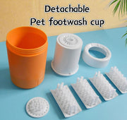 Portable Pet Paw Cleaner Cup – Gentle Silicone Brush, Anti-Slip Design, Easy to Use, Perfect for Dogs & Cats