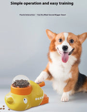 Interactive Duck-Shaped Pet Feeder Toy πΆπ± β Slow Eating, Smart Playtime