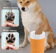 Portable Pet Paw Cleaner Cup – Gentle Silicone Brush, Anti-Slip Design, Easy to Use, Perfect for Dogs & Cats