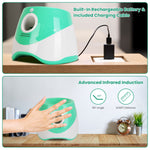 What's in the box: ThePawtale ball launcher, 6 tennis balls, and Type-C charging cable