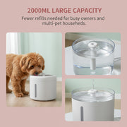 The Aurora | Serene Flow Ultra-Quiet Pet Water Fountain (2000ML)