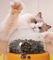 Interactive Duck-Shaped Pet Feeder Toy 🐶🐱 – Slow Eating, Smart Playtime