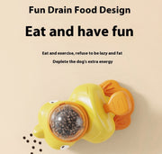 Interactive Duck-Shaped Pet Feeder Toy 🐶🐱 – Slow Eating, Smart Playtime